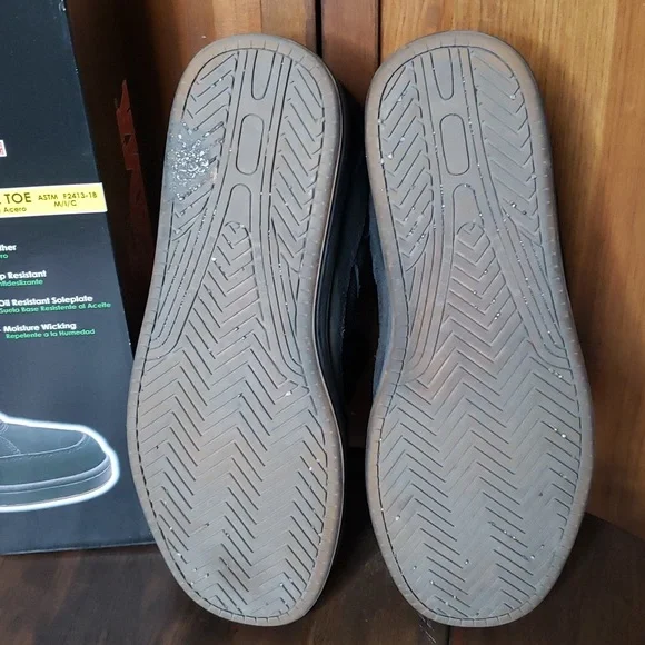 Brahma GRATE Suede Leather Steel Toe Shoes, Sz 8 - Picture 8 of 11